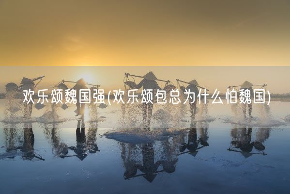 欢乐颂魏国强(欢乐颂包总为什么怕魏国)(图1)