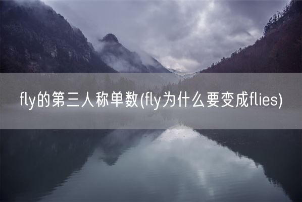 fly的第三人称单数(fly为什么要变成flies)(图1) fly的第三人称单数(fly为什么要变成flies)(图1)