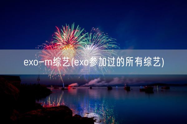 exo-m综艺(exo参加过的所有综艺)(图1)