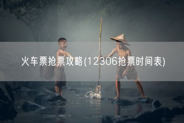 火车票抢票攻略(12306抢票时间表)(图1)