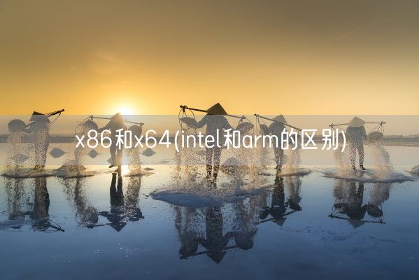 x86和x64(intel和arm的区别)(图1)