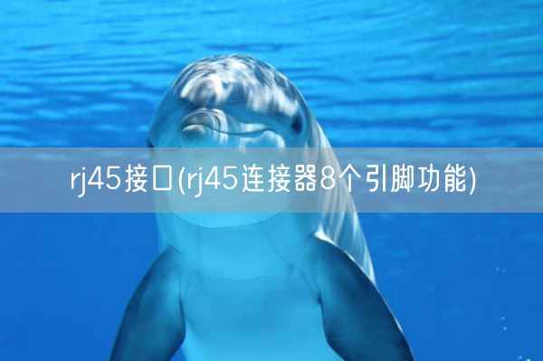 rj45接口(rj45连接器8个引脚功能)(图1)