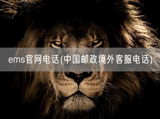 ems官网电话(中国邮政境外客服电话)(图1)