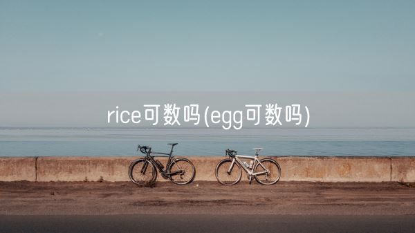 rice可数吗(egg可数吗)(图1)