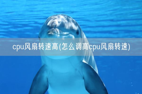cpu风扇转速高(怎么调高cpu风扇转速)(图1) cpu风扇转速高(怎么调高cpu风扇转速)(图1)