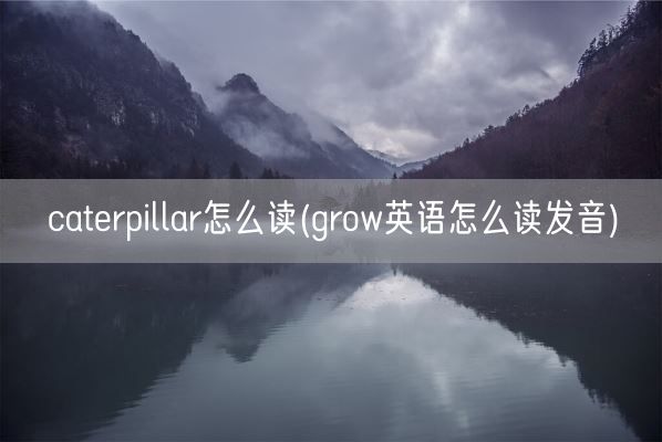 caterpillar怎么读(grow英语怎么读发音)(图1) caterpillar怎么读(grow英语怎么读发音)(图1)