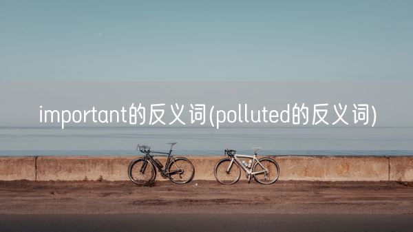 important的反义词(polluted的反义词)(图1)