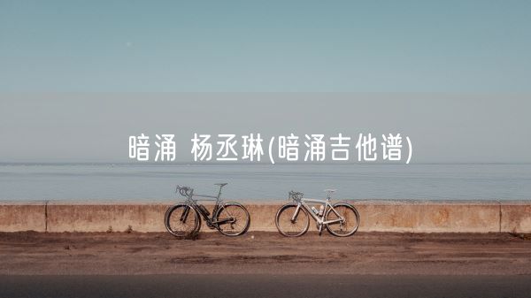 暗涌 杨丞琳(暗涌吉他谱)(图1)