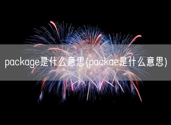 package是什么意思(packae是什么意思)(图1) package是什么意思(packae是什么意思)(图1)
