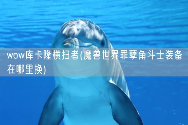 wow库卡隆横扫者(魔兽世界罪孽角斗士装备在哪里换)(图1) wow库卡隆横扫者(魔兽世界罪孽角斗士装备在哪里换)(图1)
