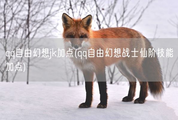 qq自由幻想jk加点(qq自由幻想战士仙阶技能加点)(图1)