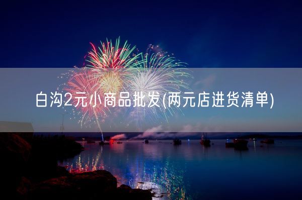 白沟2元小商品批发(两元店进货清单)(图1) 白沟2元小商品批发(两元店进货清单)(图1)