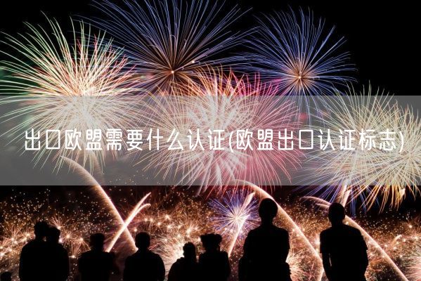 出口欧盟需要什么认证(欧盟出口认证标志)(图1) 出口欧盟需要什么认证(欧盟出口认证标志)(图1)