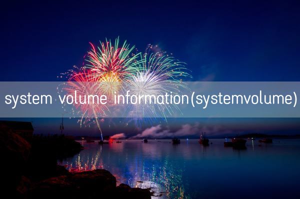 system volume information(systemvolume)(图1) system volume information(systemvolume)(图1)
