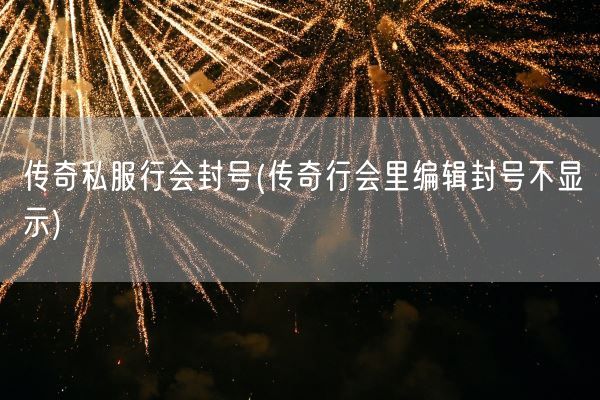 传奇私服行会封号(传奇行会里编辑封号不显示)(图1) 传奇私服行会封号(传奇行会里编辑封号不显示)(图1)