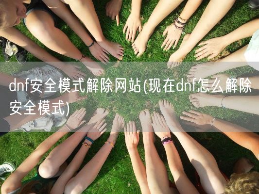 dnf安全模式解除网站(现在dnf怎么解除安全模式)(图1)