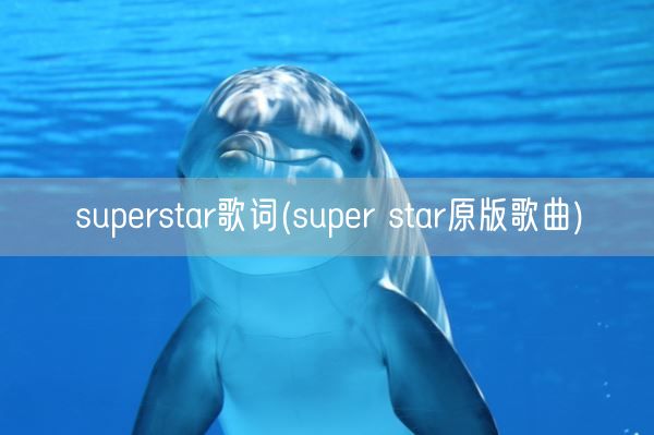 superstar歌词(super star原版歌曲)(图1)