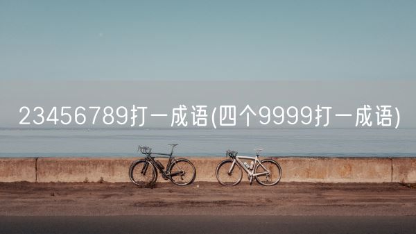 23456789打一成语(四个9999打一成语)(图1) 23456789打一成语(四个9999打一成语)(图1)