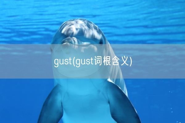 gust(gust词根含义)(图1)