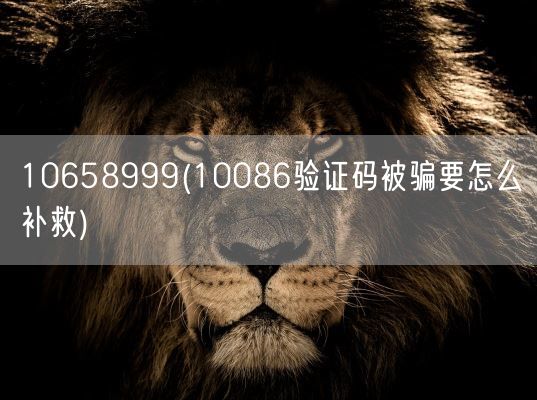 10658999(10086验证码被骗要怎么补救)(图1) 10658999(10086验证码被骗要怎么补救)(图1)