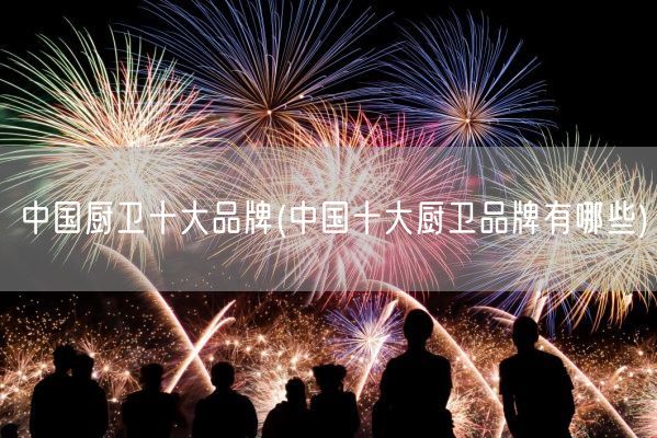 中国厨卫十大品牌(中国十大厨卫品牌有哪些)(图1)