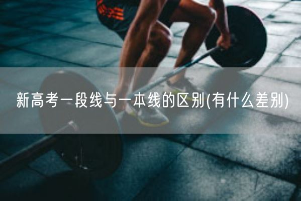 新高考一段线与一本线的区别(有什么差别)(图1)