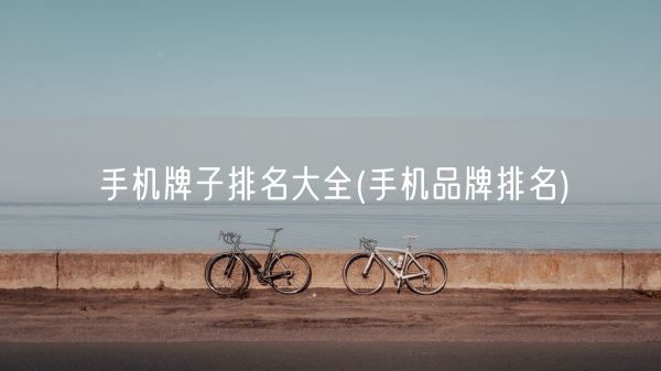 手机牌子排名大全(手机品牌排名)(图1) 手机牌子排名大全(手机品牌排名)(图1)