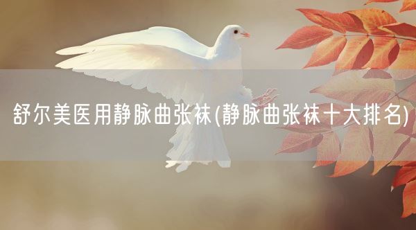 舒尔美医用静脉曲张袜(静脉曲张袜十大排名)(图1) 舒尔美医用静脉曲张袜(静脉曲张袜十大排名)(图1)